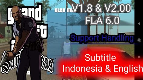 GTA SA Android FLA + CleoExtender 1.08 & 2.00 APK & OBB •.